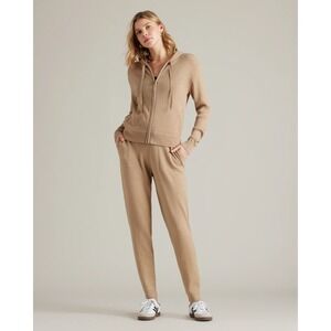 Rhone Daybreak Sweater Jogger  Pants Camel Heather Rib Knit Women's XXL